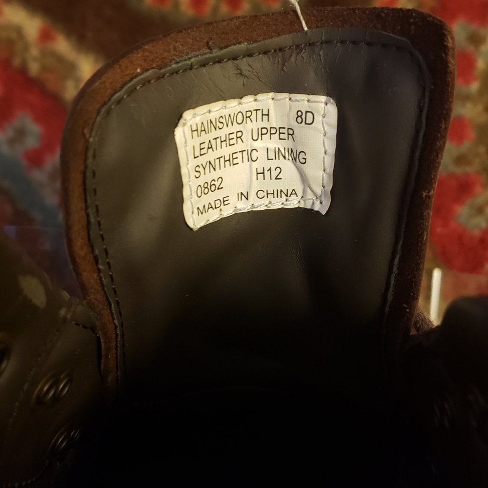 Polo Ralph Brown Lauren Hainsworth boots size 8 Men's - Picture 4 of 5